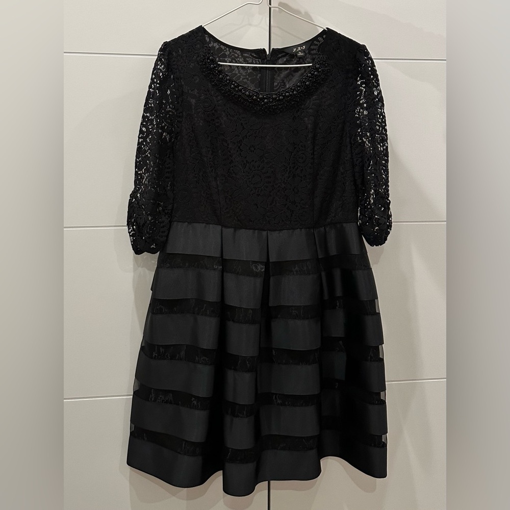 Vintage Black Lace Dress